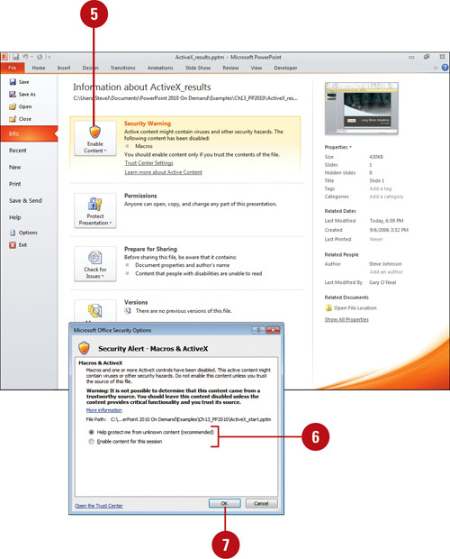 Microsoft PowerPoint 2010 Expanding PowerPoint Functionality
